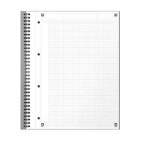 Cahier Spirale INTERNATIONAL NOTEBOOK A4 Quadrillé 160 Pages 90g Coloris Aléatoire OXFORD