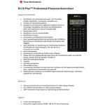 Calculatrice financière TI-BA II Plus Prof TEXAS INSTRUMENTS