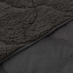 vidaXL Couette d'été 240 x 260 cm Été Anthracite Respirant