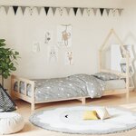 vidaXL Cadre de lit pour enfant 90x190 cm Bois de pin massif