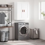 vidaXL Armoire murale blanc 69 5x34x90 cm bois d'ingénierie