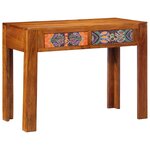 vidaXL Bureau 100x50x75 cm Bois d'acacia massif