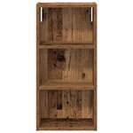 vidaXL Armoire murale de salle de bain Bois ancien 30 x 16 x 62 5 cm