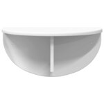 vidaXL Étagère Murale 2 Pièces Blanc 38 x 19 x 19 cm Bois d'ingénierie