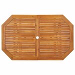 vidaXL Ensemble à manger de jardin 5 Pièces Bois d'acacia solide