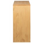 vidaXL Commode SAUDA chêne 76 5x39x91 cm bois de pin massif