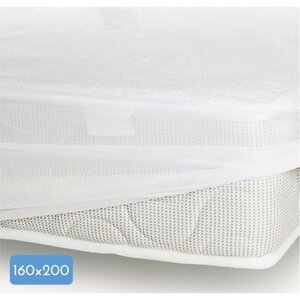 Protège-matelas 160 x 200 cm x 25 xm 100  Coton - 170 g/ m²