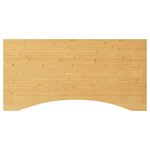 vidaXL Dessus de bureau 80x40x2 5 cm bambou