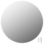 vidaXL Miroir mural 40 cm Rond Verre
