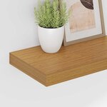 vidaXL Étagère Murale Beige 40 x 23 5 x 4 cm Bois d'ingénierie
