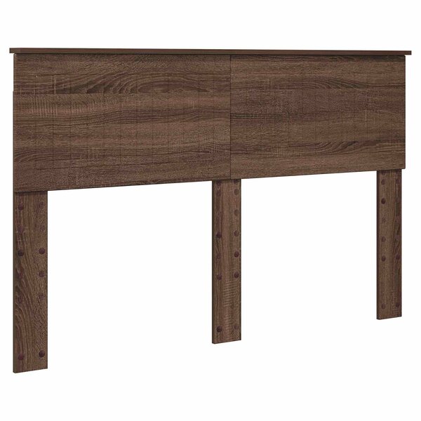 vidaXL Tête de lit Chêne brun 140 cm Bois d'ingénierie