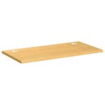 vidaXL Dessus de bureau 100x50x2 5 cm bambou