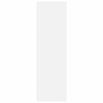 vidaXL Armoire à chaussures murale Blanc 80x18x60 cm Aggloméré