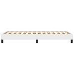 vidaXL Cadre de lit sans matelas blanc 90x190 cm similicuir