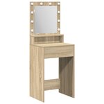 vidaXL Coiffeuse Chêne Sonoma 50 x 41 x 135 cm Bois d'ingénierie