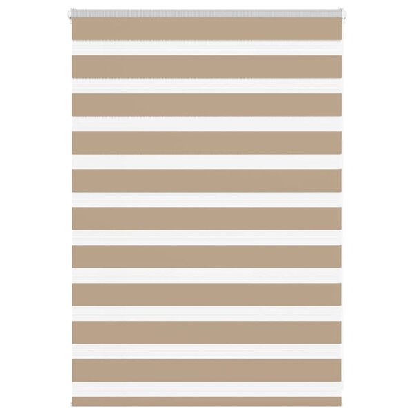 vidaXL Store zèbre marron sable largeur du tissu 100 9 cm polyester