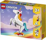 LEGO Creator - La Licorne Magique 31140 : Set 3-en-1 pour Enfants