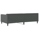 vidaXL Lit de repos gris foncé 100x200 cm tissu