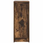 vidaXL Armoire à chaussures chêne fumé 29 5x34x76 cm bois d'ingénierie