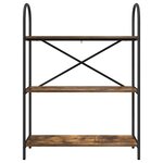 vidaXL Étagère Chêne fumé 80 x 30 x 109 cm Bois d'ingénierie