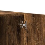 vidaXL Garde-robe Chêne fumé 80x52x180 cm Bois d'ingénierie