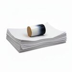 Pack and Move - Lot 100 feuilles papier de soie - 32 5 x 60 cm - Blanc - Emballage cadeau  décoration  anniversaire  mariage