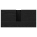 vidaXL Meuble sous-vasque de salle de bain Chêne noir 60 x 30 x 60 cm