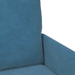 vidaXL Canapés avec coussin Bleu 115 x 56 x 80 cm Contreplaqué