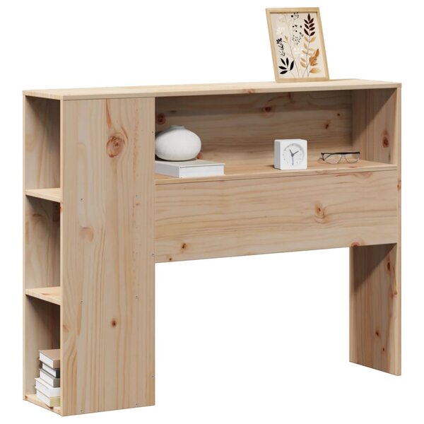 vidaXL Tête de lit avec rangement 75 cm bois massif de pin