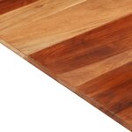 vidaXL Dessus de table Bois solide 15-16 mm 60x80 cm