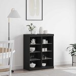 vidaXL Buffet Chêne noir 41 x 37 x 100 cm Bois d'ingénierie