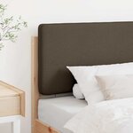 vidaXL Tête de lit capitonnée Marron et Taupe 80 cm Pin massif