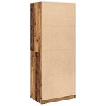 vidaXL Garde-robe vieux bois 80x50x200 cm bois d'ingénierie
