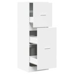 vidaXL Armoire d'apothicaire blanc 40x41x118 cm bois d'ingénierie