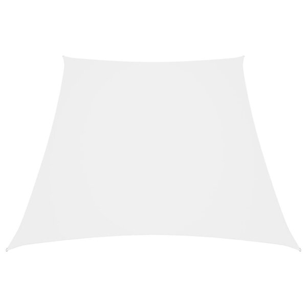vidaXL Voile de parasol Tissu Oxford trapèze 2/4x3 m Blanc