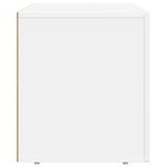 vidaXL Meuble TV Blanc 80 x 35 x 40 cm Bois d'ingénierie