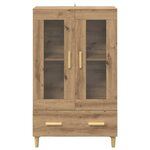 vidaXL Haut Armoire Chêne artisanal 70 x 31 x 115 cm Bois d'ingénierie