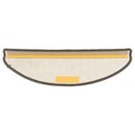 vidaXL Tapis de marches d'escalier 15 Pièces Gris 65x21x4 cm