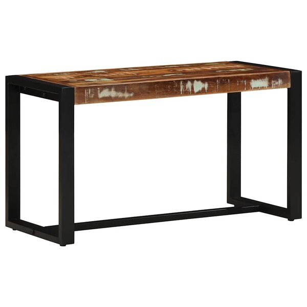 vidaXL Banc multicolore 80x35x45 cm bois massif récupération