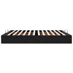 VidaXL Cadre de lit ottoman sans matelas noir 160x200 cm velours