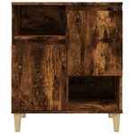 vidaXL Buffets 3 Pièces chêne fumé 60x35x70 cm bois d'ingénierie