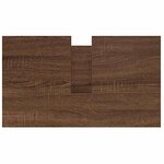 vidaXL Meuble salle de bain lavabo tiroirs chêne marron 60x34 5x60 cm
