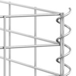 vidaXL Lits surélevés en gabion 3 Pièces 30x30x50 cm Fer