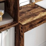 vidaXL Bureau Chêne fumé 90 x 40 x 76 cm