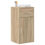 vidaXL Buffet Chêne sonoma 38 x 34 5 x 75 cm Bois d'ingénierie