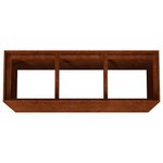 vidaXL Lit surélevé de jardin 120x40x80 cm acier corten