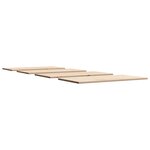 vidaXL Dessus de table 4 Pièces 90x45x1 7cm rectangulaire bois pin massif