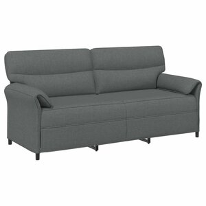 vidaXL Canapé 100  polyester  cadre en métal  MDF  Contreplaqué