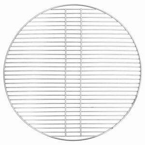 vidaXL Grille de barbecue Argent 60 x 60 cm Acier inoxydable