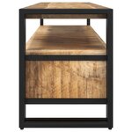 vidaXL Meuble TV 120x35x45 cm Bois solide de manguier